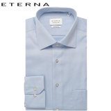 Eterna Twill Classic Blue Shirt Blue