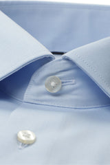 Eterna Twill Classic Blue Shirt Blue