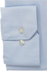 Eterna Twill Classic Blue Shirt Blue