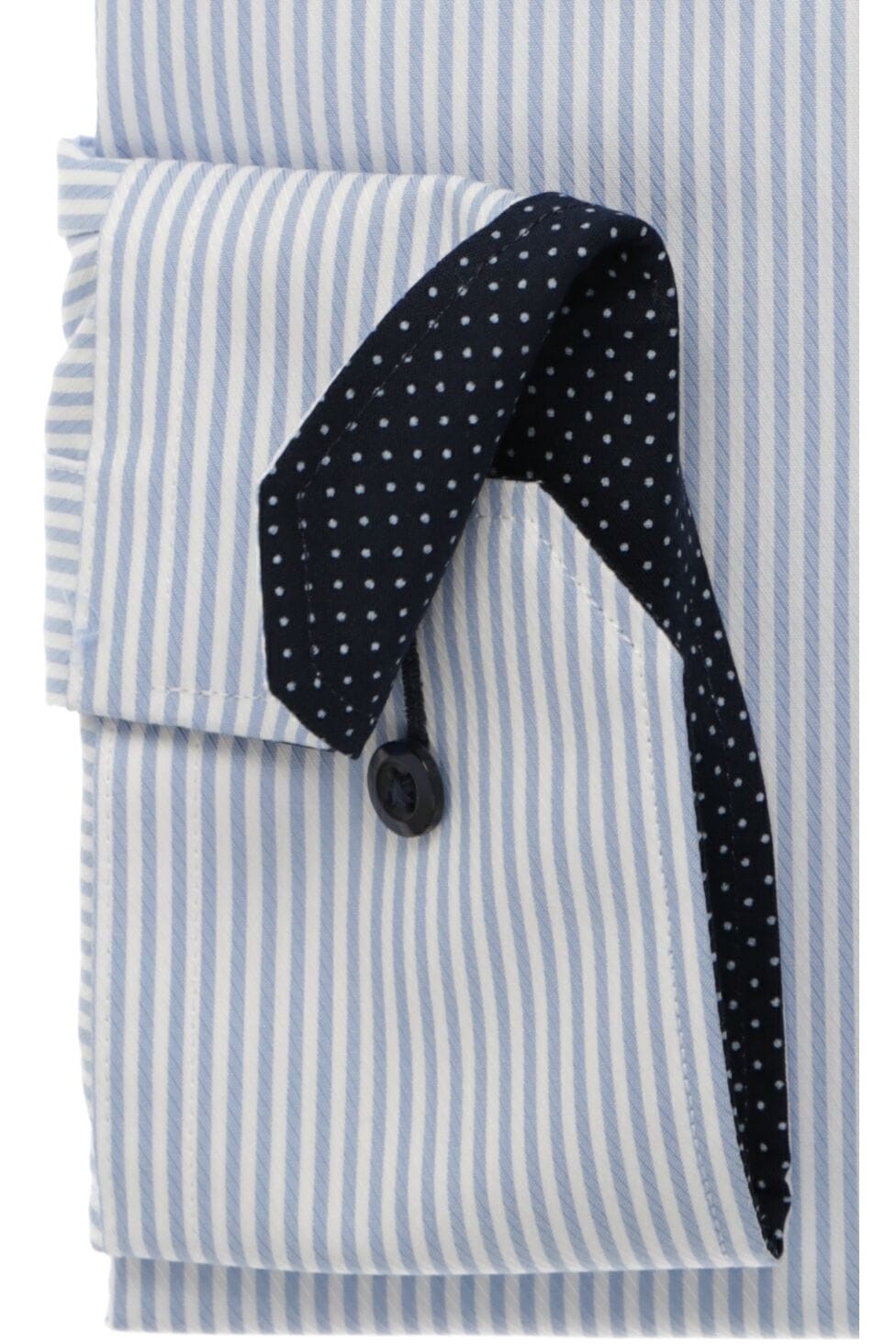 Eterna Classic Blue Stripe Shirt Blue