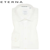 Eterna Off White Opaque Cover Shirt Beige