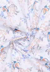 Eterna 1863 Floral Bird Print Shirt White