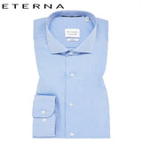 Eterna Classic Twill Blue Shirt Blue