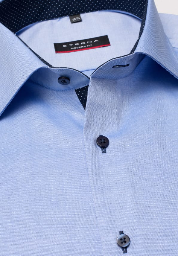 Eterna Blue Short Sleeve Shirt Blue