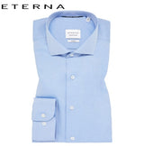 Eterna Twill Classic Blue Shirt Blue