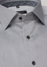 Eterna Grey Shirt With Trim Grey