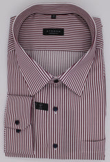 Eterna Maroon Stripe Shirt Maroon