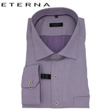 Eterna Pink & Navy Mini Print Shirt Pink