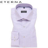 Eterna Pink And Blue Check Shirt Pink