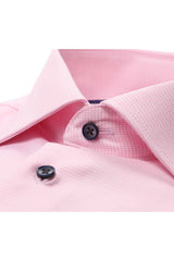 Eterna Pink Stitch Detail Shirt Pink