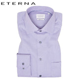 Eterna Purple Stitch Detail Shirt Purple