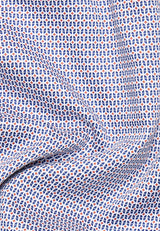 Eterna Red And Blue Patterned Shirt Red