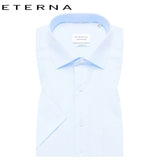 Eterna Blue Short Sleeve Shirt Blue