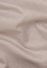 Eterna Structured Sand Shirt Brown