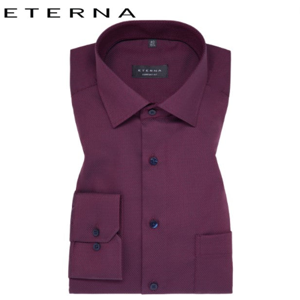 Eterna Structured Wine Shirt Wine