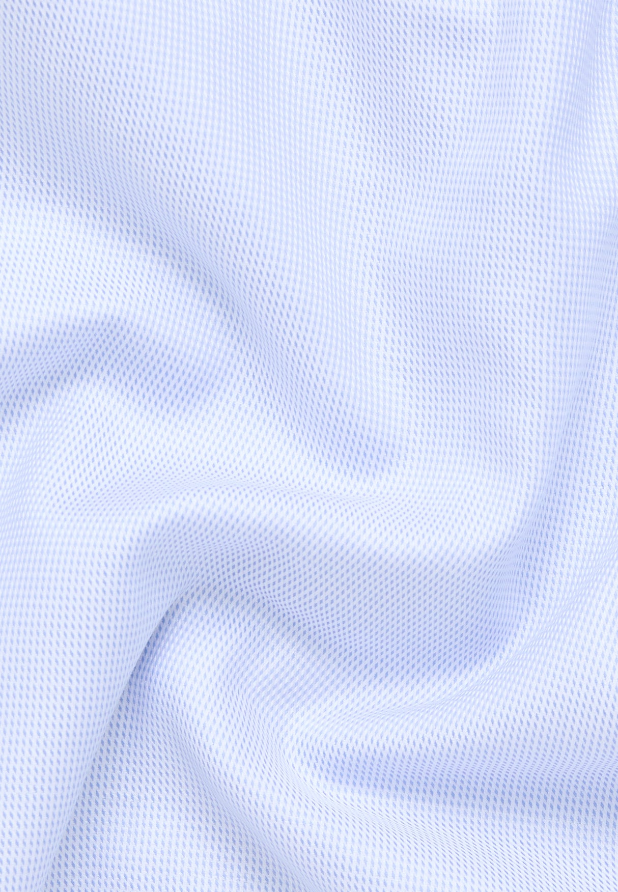 Eterna Light Blue Textured Twill Shirt Blue