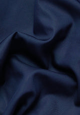 Eterna X-Tall Polpin Navy Shirt W/Trim Navy