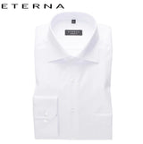 Eterna X-Tall Twill White Shirt White