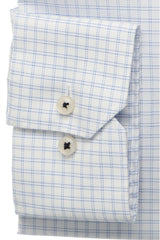 Eterna X-Tall Double Stripe Check Blue