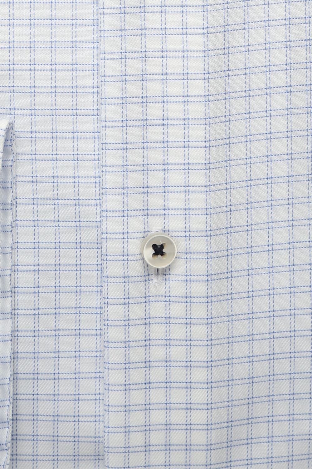 Eterna X-Tall Double Stripe Check Blue