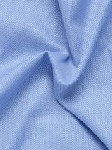 Eterna X-Tall Blue Textured Weave Shirt Blue