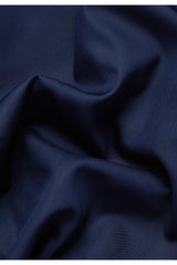 Eterna X-Tall Poplin Navy Trim Shirt Navy