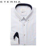 Eterna Xtall Blue And Pink Check Blue