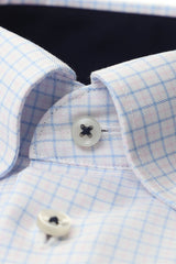 Eterna Xtall Blue And Pink Check Blue