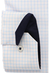 Eterna Xtall Blue And Pink Check Blue