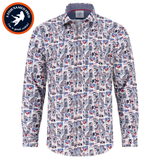 A Fish Named Fred Manga Style Shirt Blue