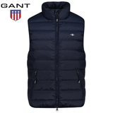 Gant Light Down Navy Quilted Zip Vest Navy