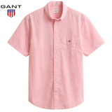Gant Classic Poplin Pink Ss Shirt Pink
