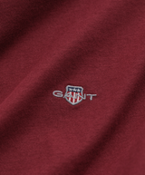 Gant Shield Logo Classic Grape T-Shirt Wine