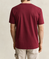 Gant Shield Logo Classic Grape T-Shirt Wine