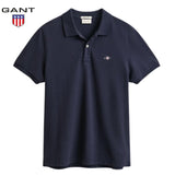 Gant Shield Pique Navy Polo Shirt Navy