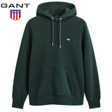 Gant Reg Shield Tartan Green Hoodie Green