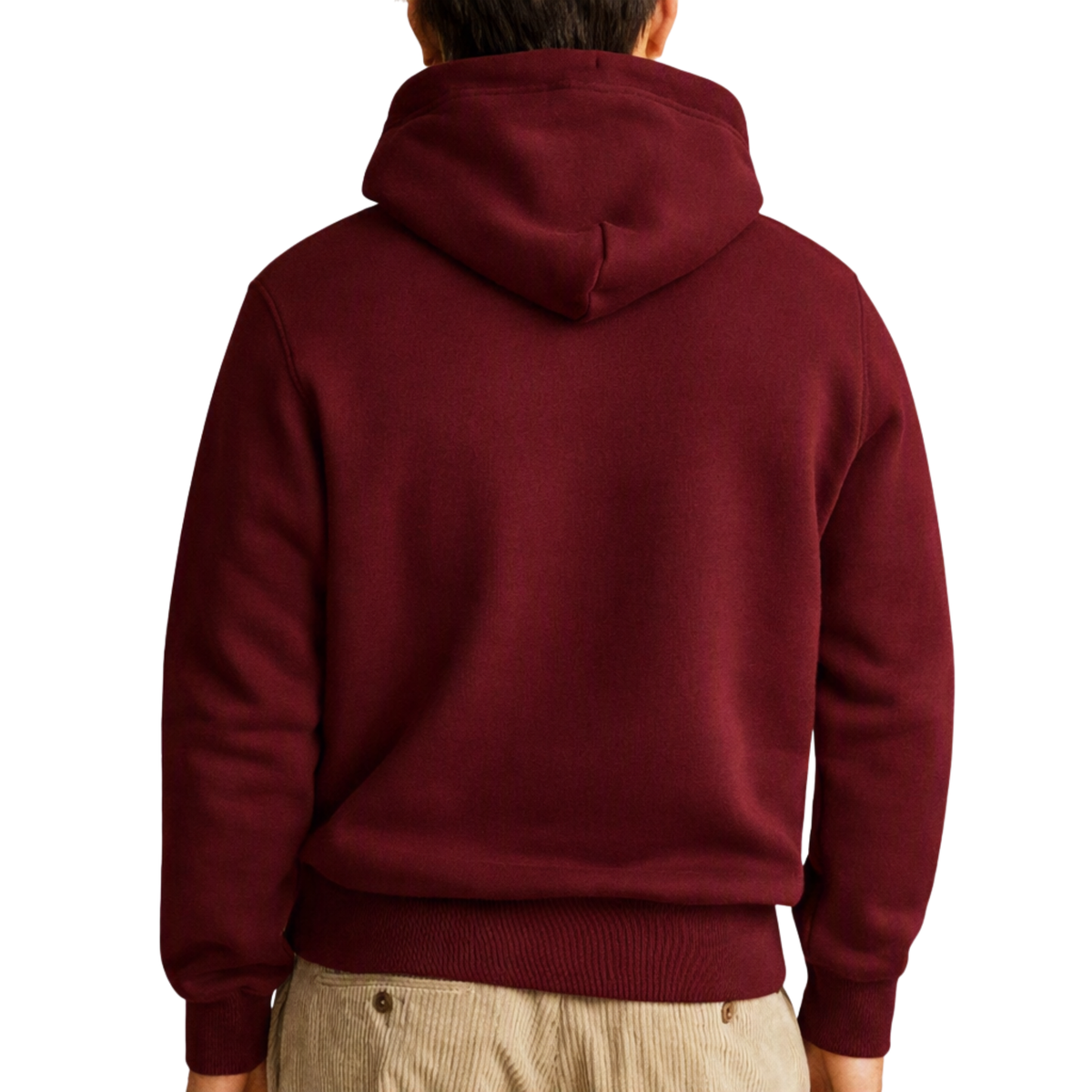 Gant Reg Shield Tartan Wine Hoodie Wine