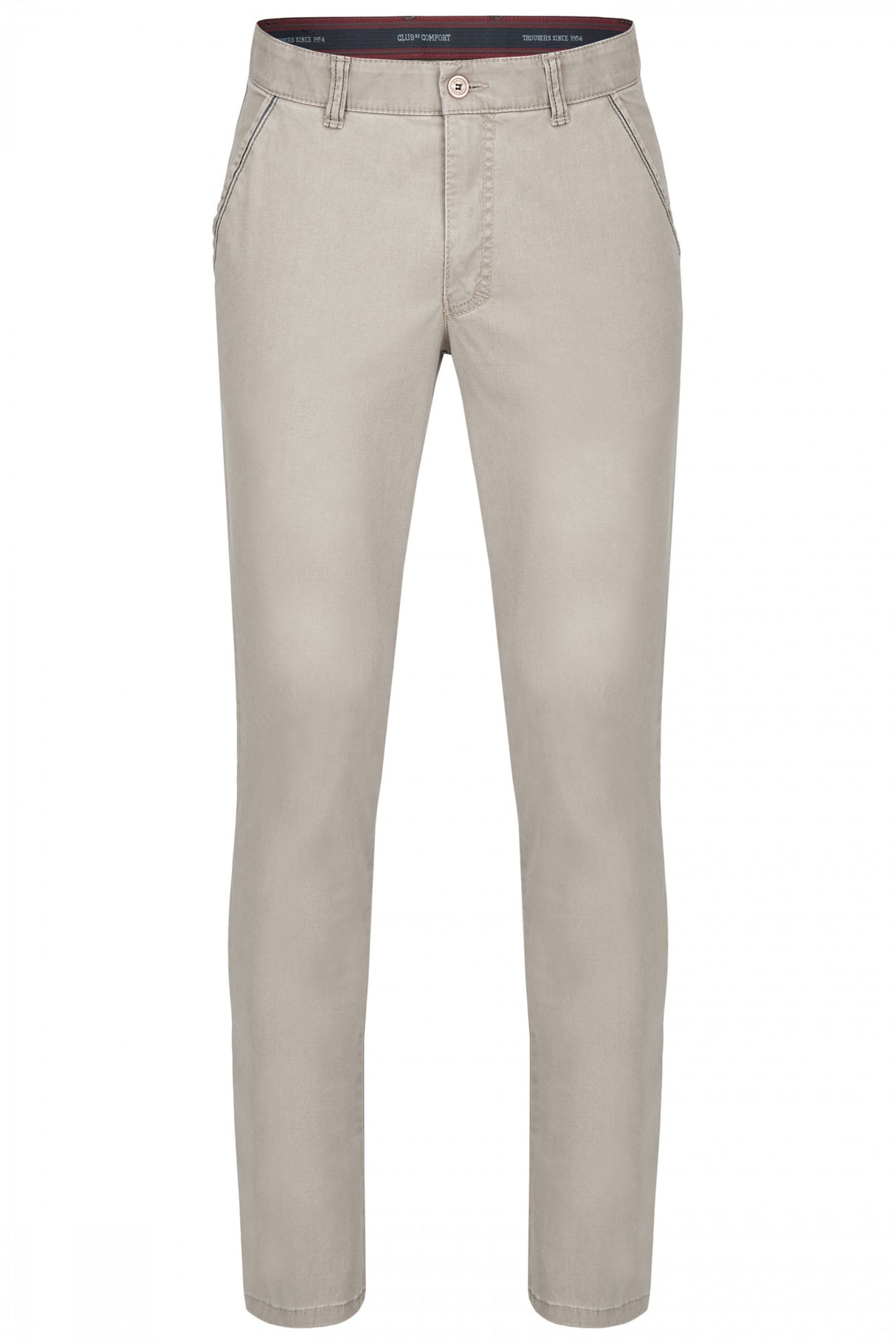 Club Of Comfort X-Tall Garvey Grey Chino Grey