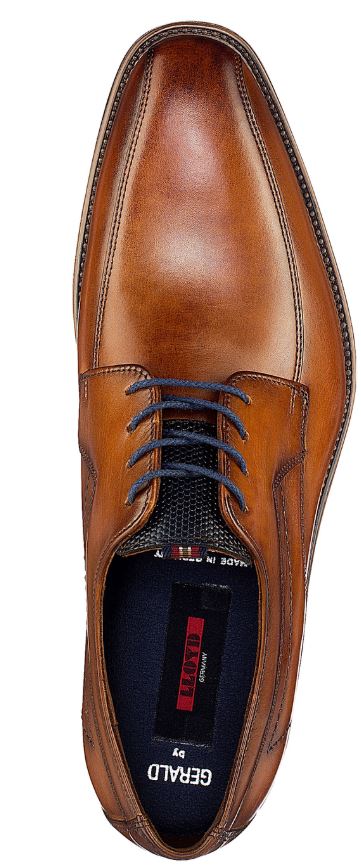 Lloyd Gerald Brandy Laced Shoe Brown