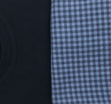 Gilt Edge Blue & Black Pyjama Set Blue