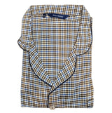 Gilt Edge Brown Button Pyjama Set Brown