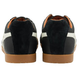 Gola Harrier Leather Black & White Shoe Black