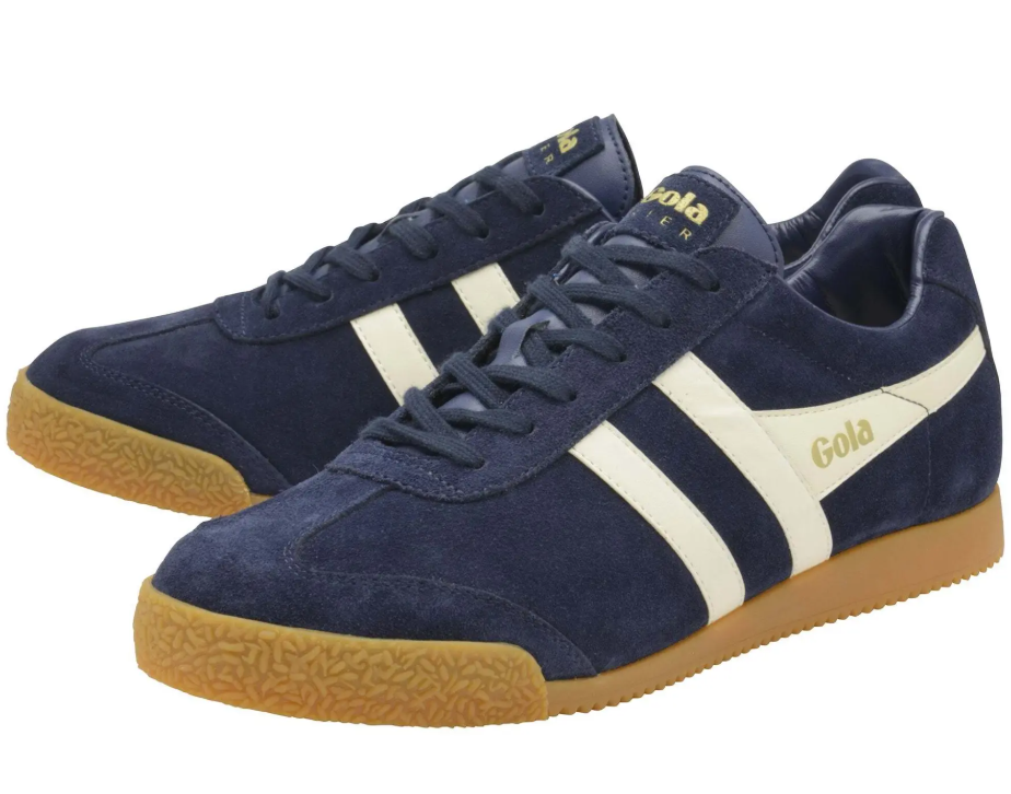 Gola Harrier Navy & White Trainers Navy