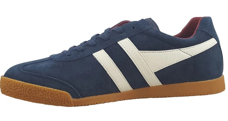 Gola Harrier Suede Navy & Off White Shoe Navy