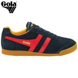Gola Harrier Suede Navy & Red Sneaker Navy