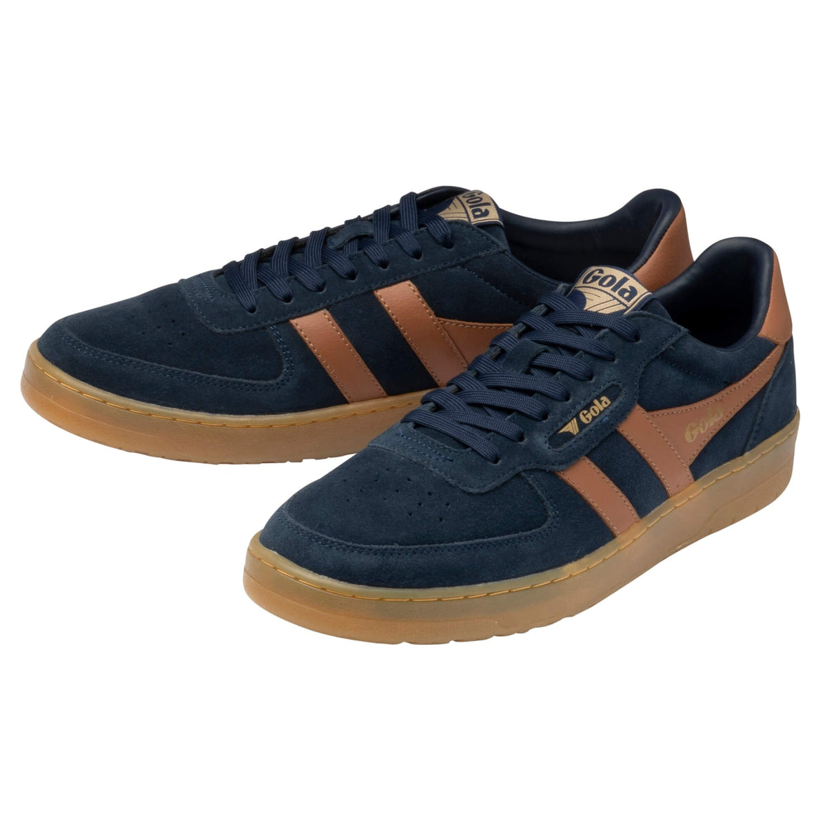 Gola Hawk Suede 86 Umber & Navy Shoe Navy