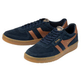 Gola Hawk Suede 86 Umber & Navy Shoe Navy