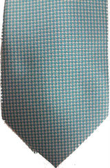 Hunter & Oak X-Long Green Print Tie Silver