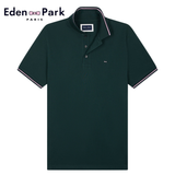 Eden Park Piqué Cotton Green Poloshirt Green