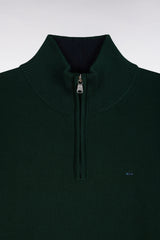 Eden Park Trucker Neck Green Knit Green